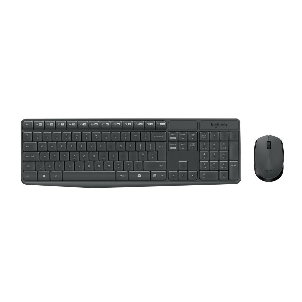 Logitech - MK235 - Toetsenbord en muis - Zwart